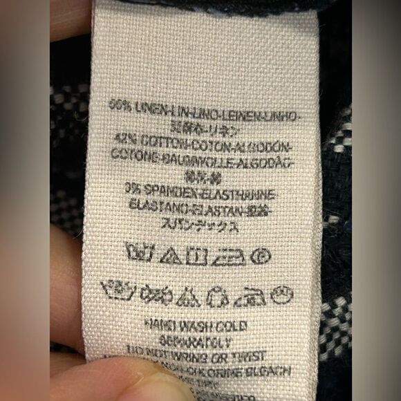 Free People Striped Straight Leg Pant - Picture 7 of 8